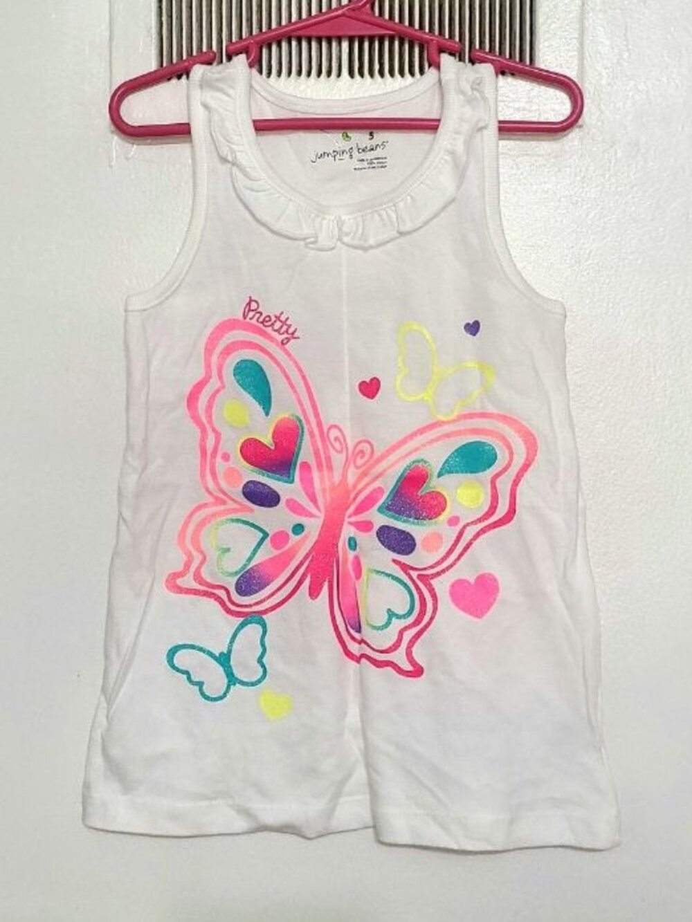 White Butterfly Tank